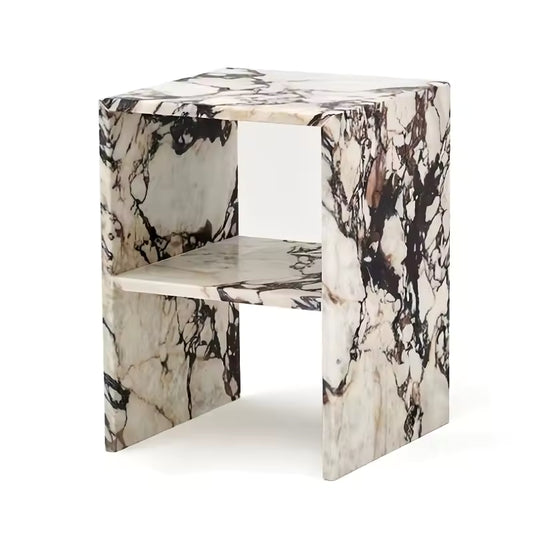 Calacatta Viola Marble Side Table